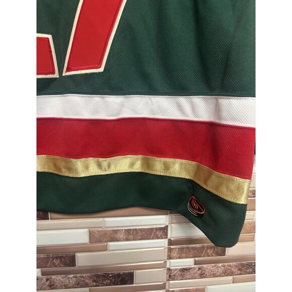 Vintage Minnesota Wild NHL Jersey Large #17 Kuba CCM Green - Picture 5 of 6
